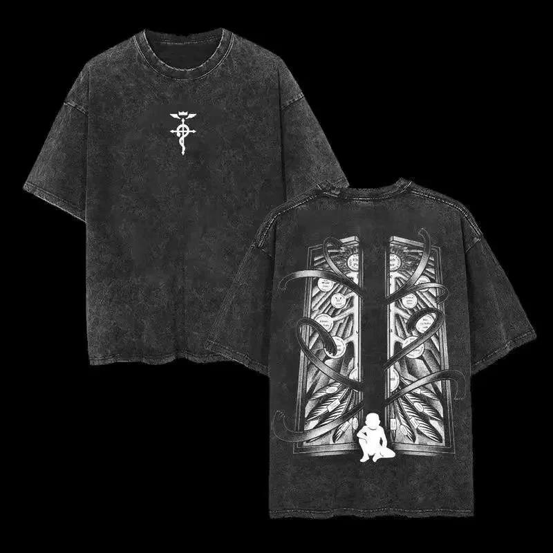 Retro Heavy Limited Gatekeeper - Fullmetal Alchemist Anime Double Printed XXXXL