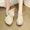 Fashion 7CM New Chunky Sneakers 2024 Autumn Casual Vulcanized Shoes Woman High Platform Breathable Mesh Sneakers Women Sports Dad Shoes