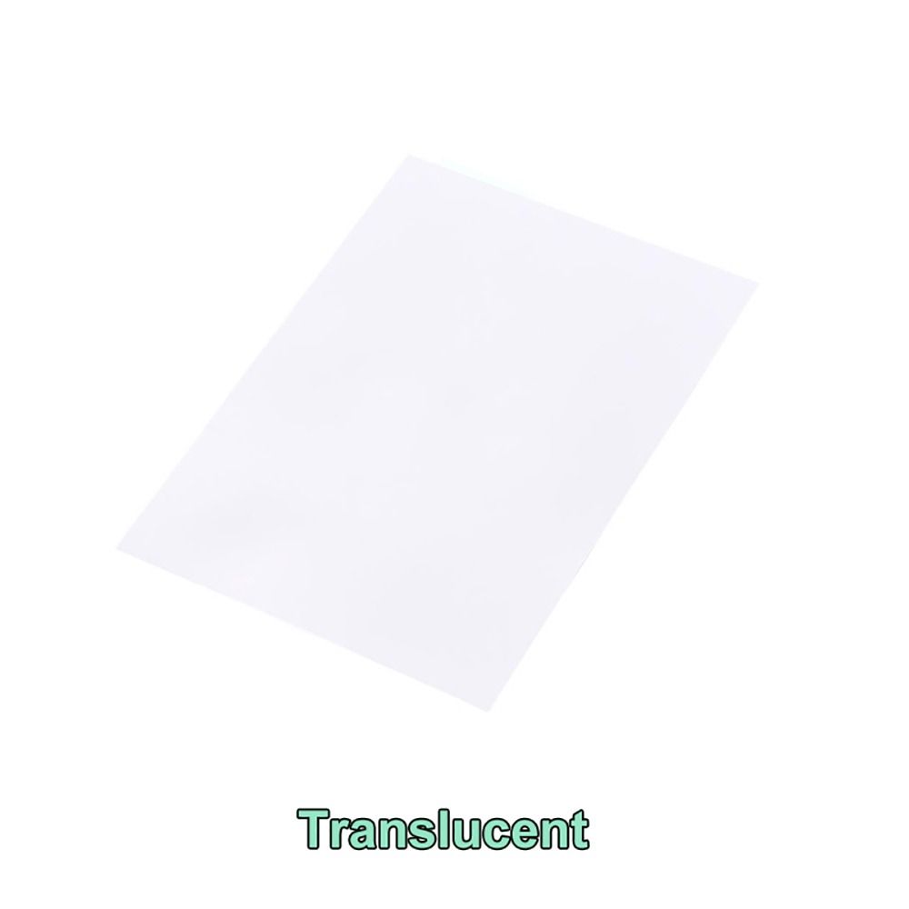 1Pcs New Printable Shrink Plastic Sheets Translucent White Handmade Shrink Film 29x20cm Shrinky Art Papers for Inkjet Printer