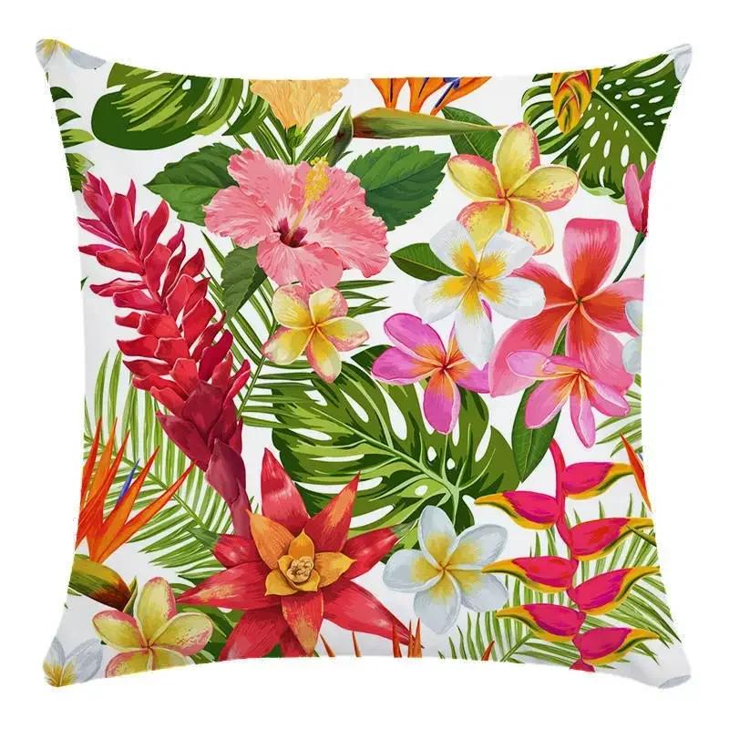 Sofa Kurzplüsch Kissenbezug Bunt Frisch und Weich Zuhause Weiße Gardenie Serie Kissenbezug
