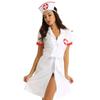 3ks Sexy kostým zdravotní sestry Halloween Cosplay Lingerie Set Oblečení Cosplay Kostým Ženy Sexy Uniforma Tematická Párty
