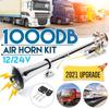 12-24V 150dB Air Horn Trumpet Loudspeaker for Train Car Truck New Super Loud