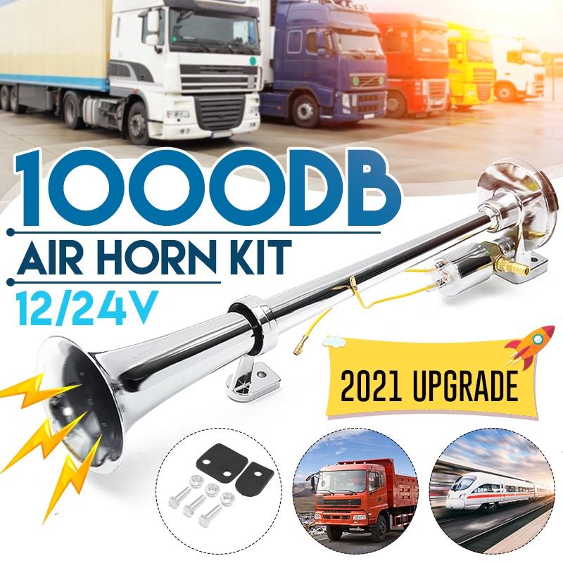 12-24V 150dB Air Horn Trumpet Loudspeaker for Train Car Truck New Super Loud