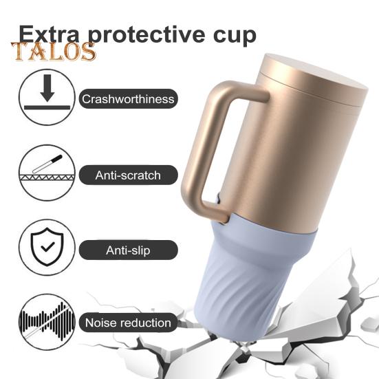 Silikonový kryt šálku pro botičku pohárku 30/40 Oz Potravinářský opakovaně použitelný odolný chránič dna bez BPA