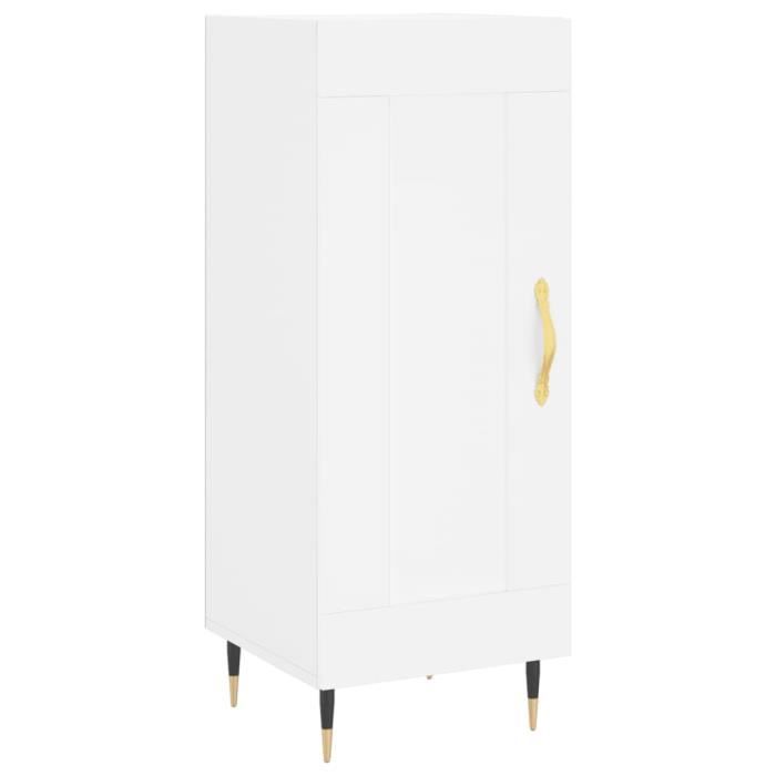 VidaXL Buffet blanc 34,5x34x90 cm bois d'ingénierie 830420