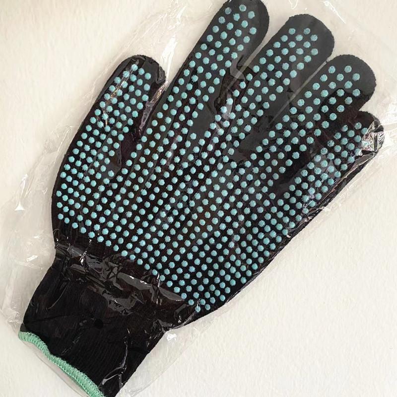 

Перчатки для волос, устойчивые к высоким температурам, перчатки из ПВХ с бусинами, силиконовые перчатки, для завивки, выпрямления волос, термоизоляционные перчатки от ожогов one large size green