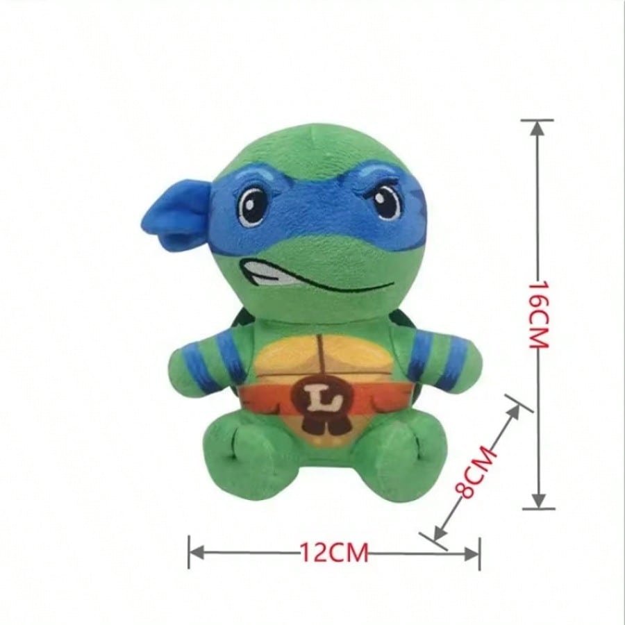 25cm Anime Plush Toys Mutant Ninja Turtles Cute Cartoon Donatello Raphael Leonardo Dolls Christmas Birthday Gifts