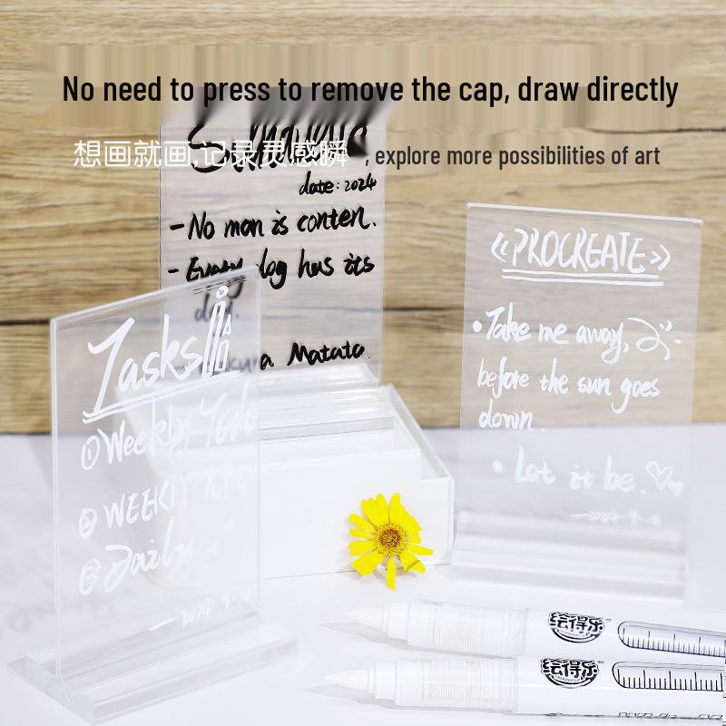 Artline Black Liquid Ink Soft Tip Marker - Large Capacity Highlighter for Students & Art Painting