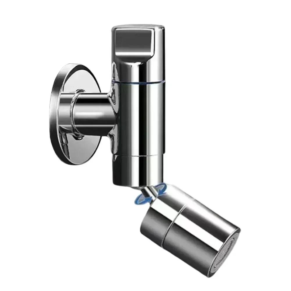 

Innovative Wall Mounted Mop Pool Faucet Made of Brass Material Offering Multiple Water Flow Settings For Efficiency серебряный