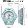 Casio LRW-200HS-4EV Analog Watch Clear Pink Women's Kids Imported Model