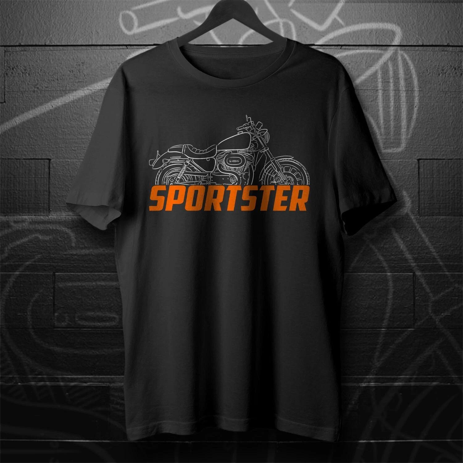 

Black men s and women s T-shirt For Harley-Davidson Sportster XL 883R 2002-2003- Motorcycle M