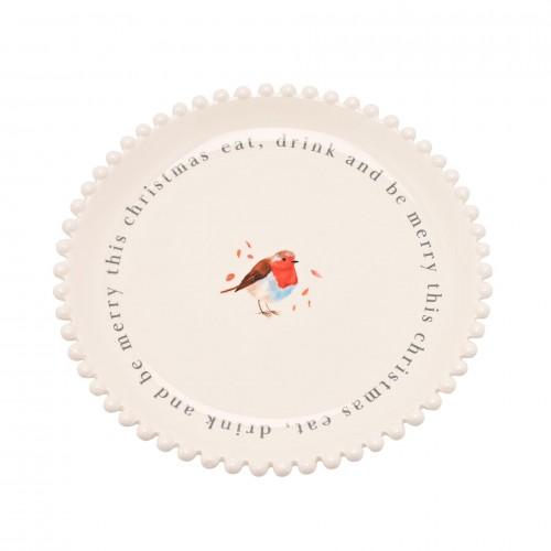 Robin Plate - Eat Drink & Be Merry