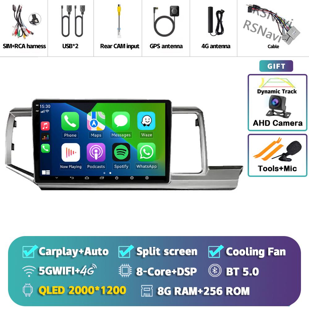 Car Radio Android 14 For HONDA STEPWGN 2009 - 2015 Multimedia Player Video Stereo Lettore IPS Navigation GPS Monitor QLED Screen