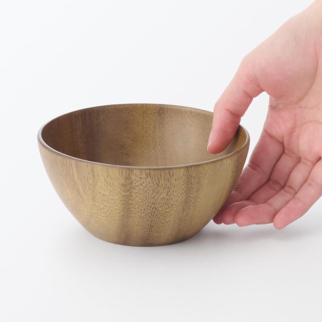 MUJI Acacia 13cm Diameter x 6cm 84956829 Bowl, Approx. Height,
