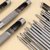 Punch Tool Set Stainless Steel Hole Punch Set Round Hole Punch Cutter 1-13mm Hollow Punch Set for Leather Watch Straps