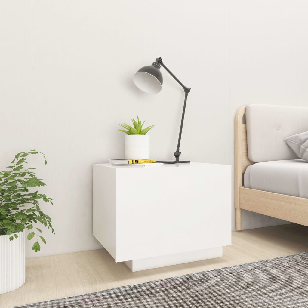 Vidaxl Szafka Nocna, Biała, 100X35X40 Cm, Materiał Drewnopochodny