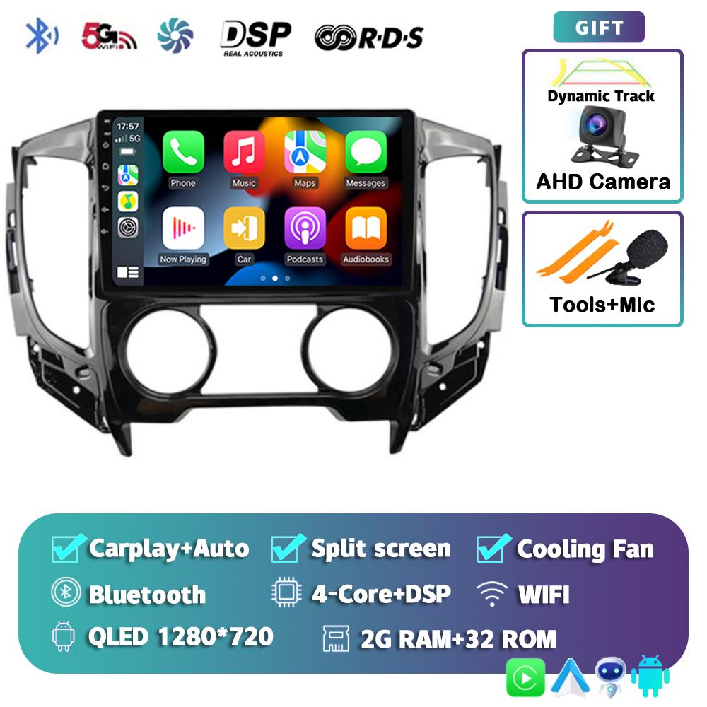 

Android 14 Carplay автомобильное радио для Mitsubishi Pajero Sport 3 L200 5 Triton 3 2015 2016 2017 2018 2019 мультимедийный проигрыватель GPS стерео