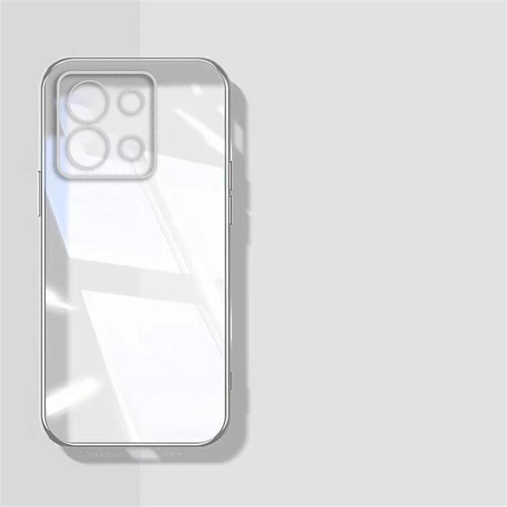14 C Luxury Transparent Plating Phone Cases For Xiaomi Redmi 14C 12C 13 10C 10 13C 12 10A A3 9 9A A1 A2 Plus Soft Silicone Cover