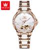 OLEVS Brand Steel Strip Luminous Waterproof Fully Automatic Mechanical Watch for Women 6613