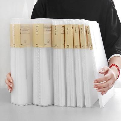 A4 Transparent File Folder with Multiple Insert Pocket Options for Sheet Music and Test Papers