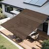 Foxdeban Sonnenschutz, Markise, Atmungsaktiver Kühlender Schatten, Sichtschutz für Veranden, Gärten, Fenster, Garage, Flur, Decke, Außenbereich, UV