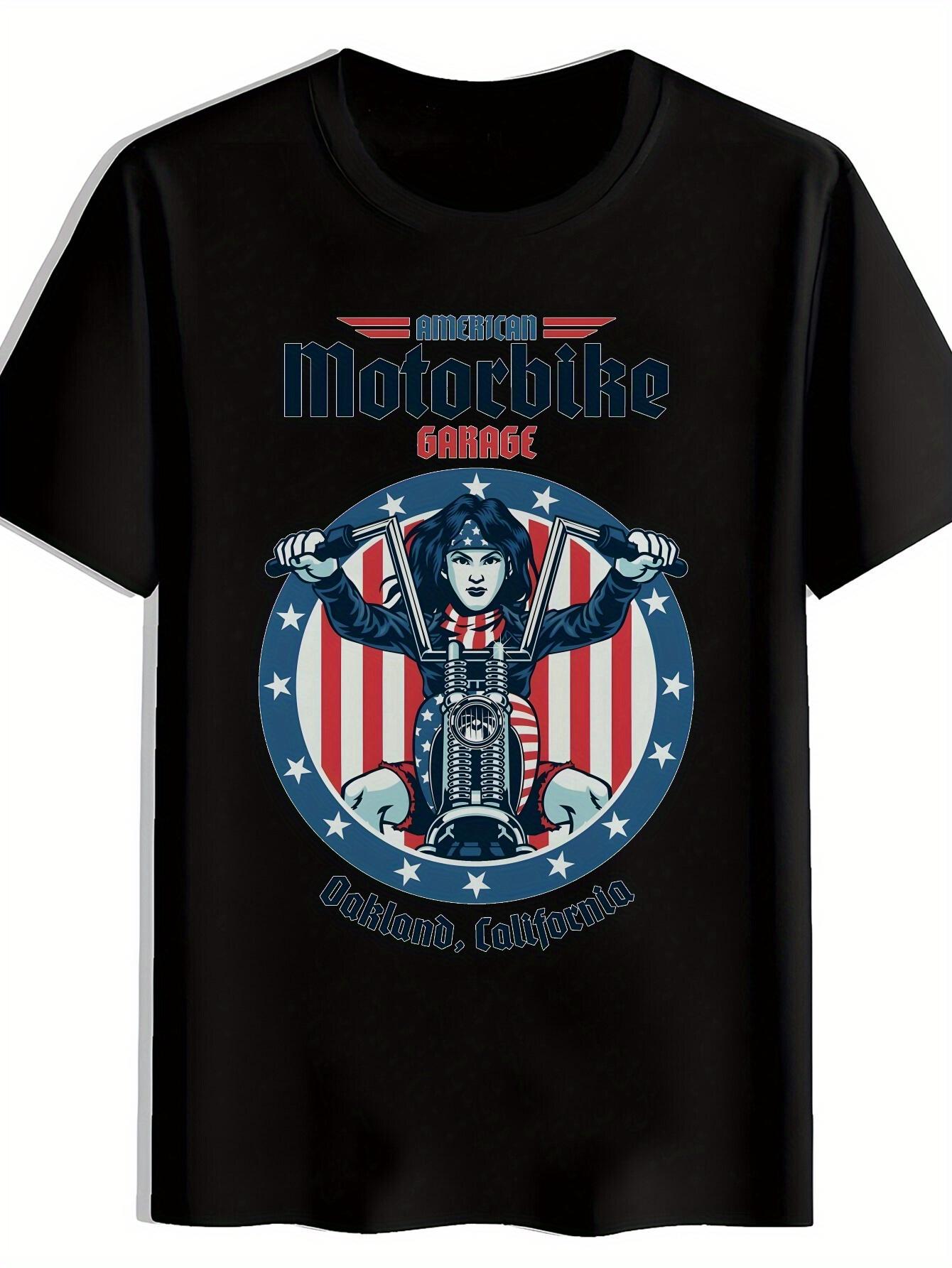 

Vintage Rock Band Graphic T-shirt - Ohio State Motorcycle Garage Design XXXL