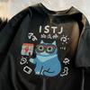 Summer Spring Unisexs Printed Short Sleeved Tshirt Fun Cat Tshirt Breathable Soft Fashion Cool Street Tshirt Y2k