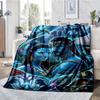 Avatar Theme Printed Blanket - Perfect for Couch, Bed, Travel & Outdoor Use | Machine Washable, Cozy & Durable.