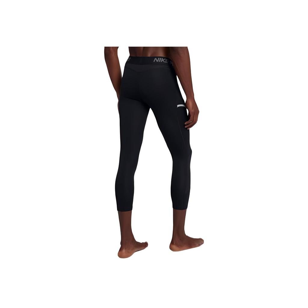 Nike Solid Logo Print Elastic Fitness Pants Men bottoms Black 925821-010