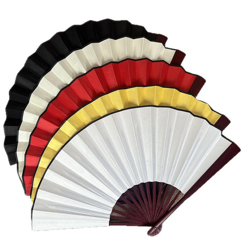 8" & 10" Blank Silk Students' Calligraphy and DIY Folding Fans