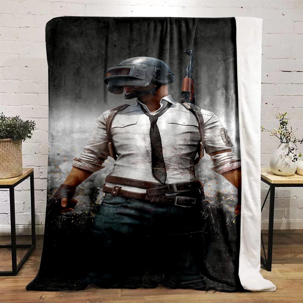 Battle Royale Soldier Design Blanket Flannel blanket for bedroom, living room, sofa, and nap sofas.