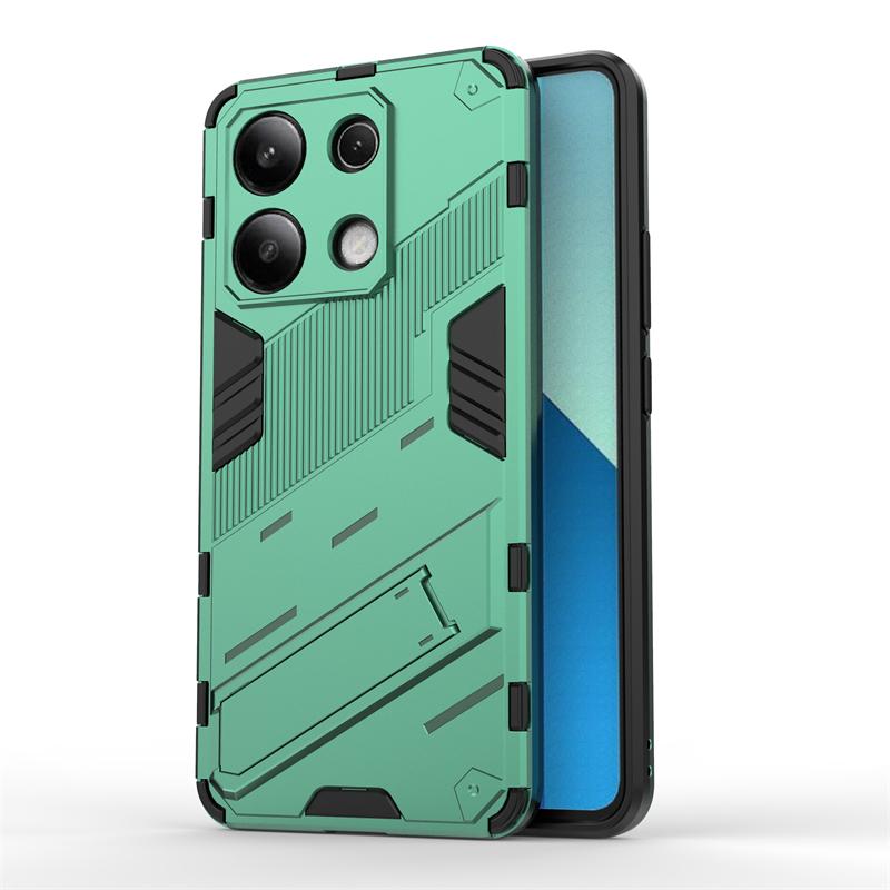 For Xiaomi Redmi Note 13 4G Cover Case Redmi Note 13 4G Capas PC Bumper Kickstand Shockproof Holder Cover Redmi Note 13 Pro Plus