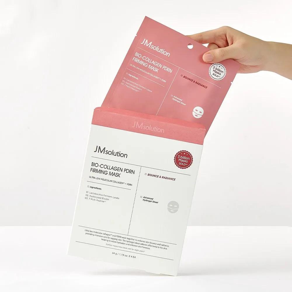 JMSOLUTION Bio Collagen PDRN Firming Mask Pack Hydrogel (34g x 4 sheets)