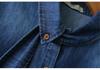 2026 Spring Plus Size Flowy Collar Denim Shirt for Women - Long Sleeve Slimming Jacket Fashion Top