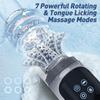 2025 New Automatic Blowjob Male Masturbator Penis Pocket Pussy with 4 Pump 7 Sucking 7 Rotating 7 Licking LCD Display Adult Sex Toys Man
