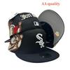 AA Fitteds Caps Jon Stan Angel Flying Baseball Cap 3D Embroidery Fit Cap Size Cap