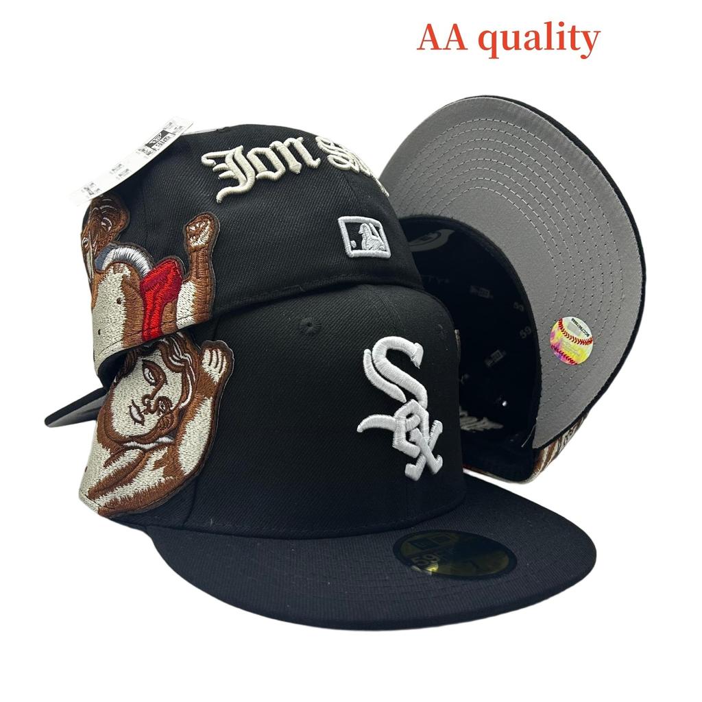 AA Fitteds Caps Jon Stan Angel Flying Baseball Cap 3D Embroidery Fit Cap Size Cap