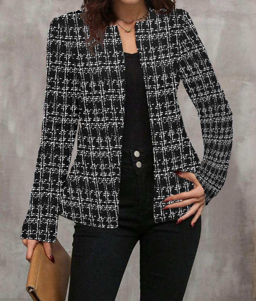 

Трендовая женская повседневная куртка приталенного кроя в европейском и американском стиле 2025 XL