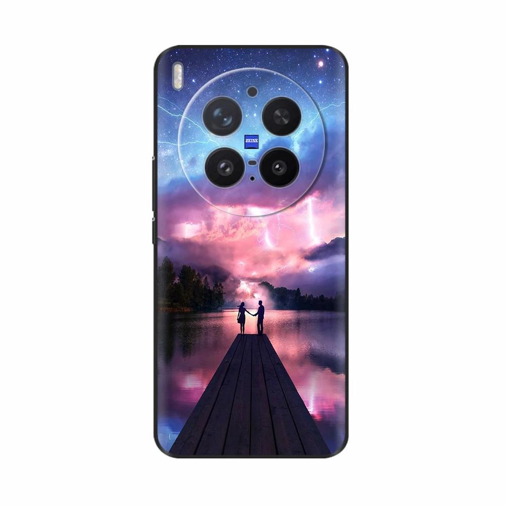 For VIVO X300 Pro Case Popular Flowers Cartoon Soft Silicone Phone Back Cover For Vivo X300 X 300 ShockProof Shell Bags Funda