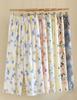 Women's Cotton Silk Cropped Pajama Pants, Summer Thin Loose Pastoral Style, Ditsy Floral, Wear Indoors or Out.