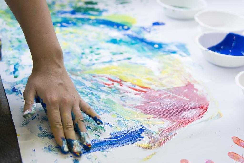 Turner barva na vodní bázi Tenohiraenogu Shirokuma-kun 10barevná sada 200ml