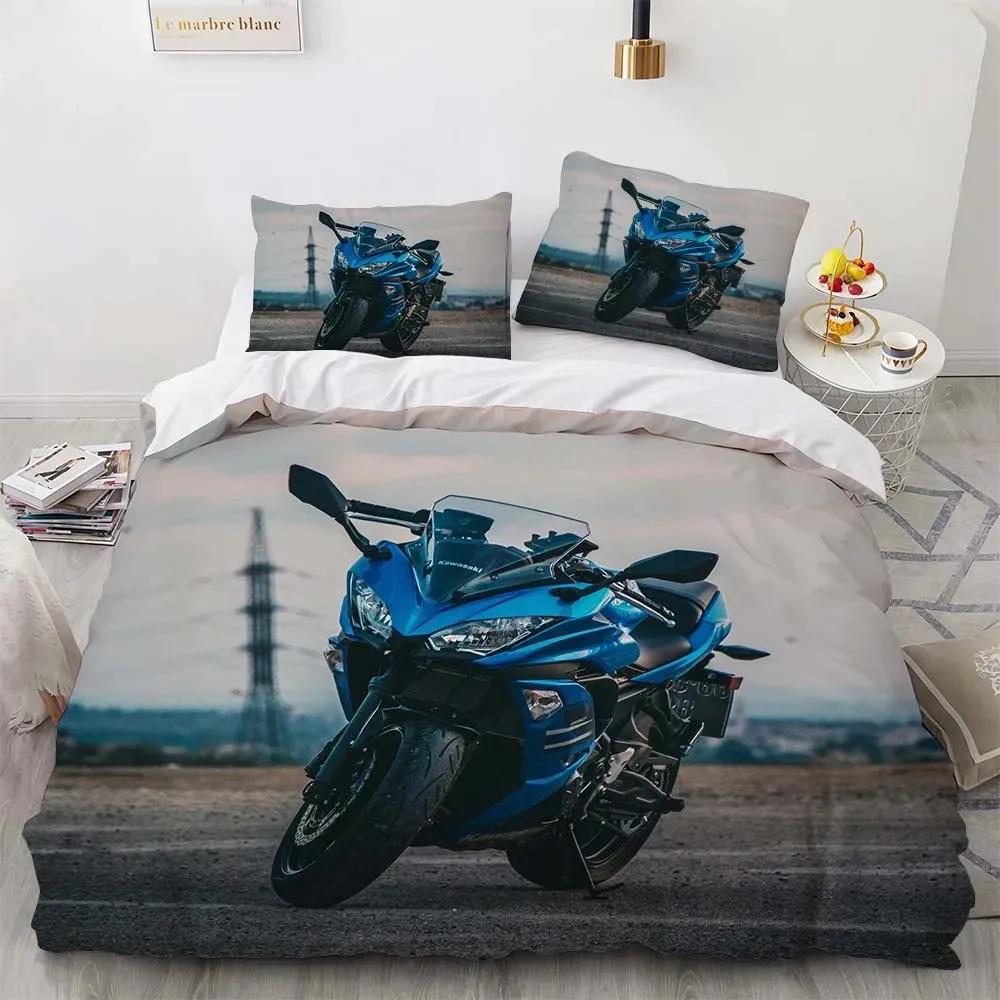 

Пододеяльник с изображением мотоциклиста King Queen 3D Motocross Extreme Sport Комплект постельного белья для подростков, взрослых, мужчин, молодежи, Dirt Bike, пододеяльник 70x133cm 2pcs