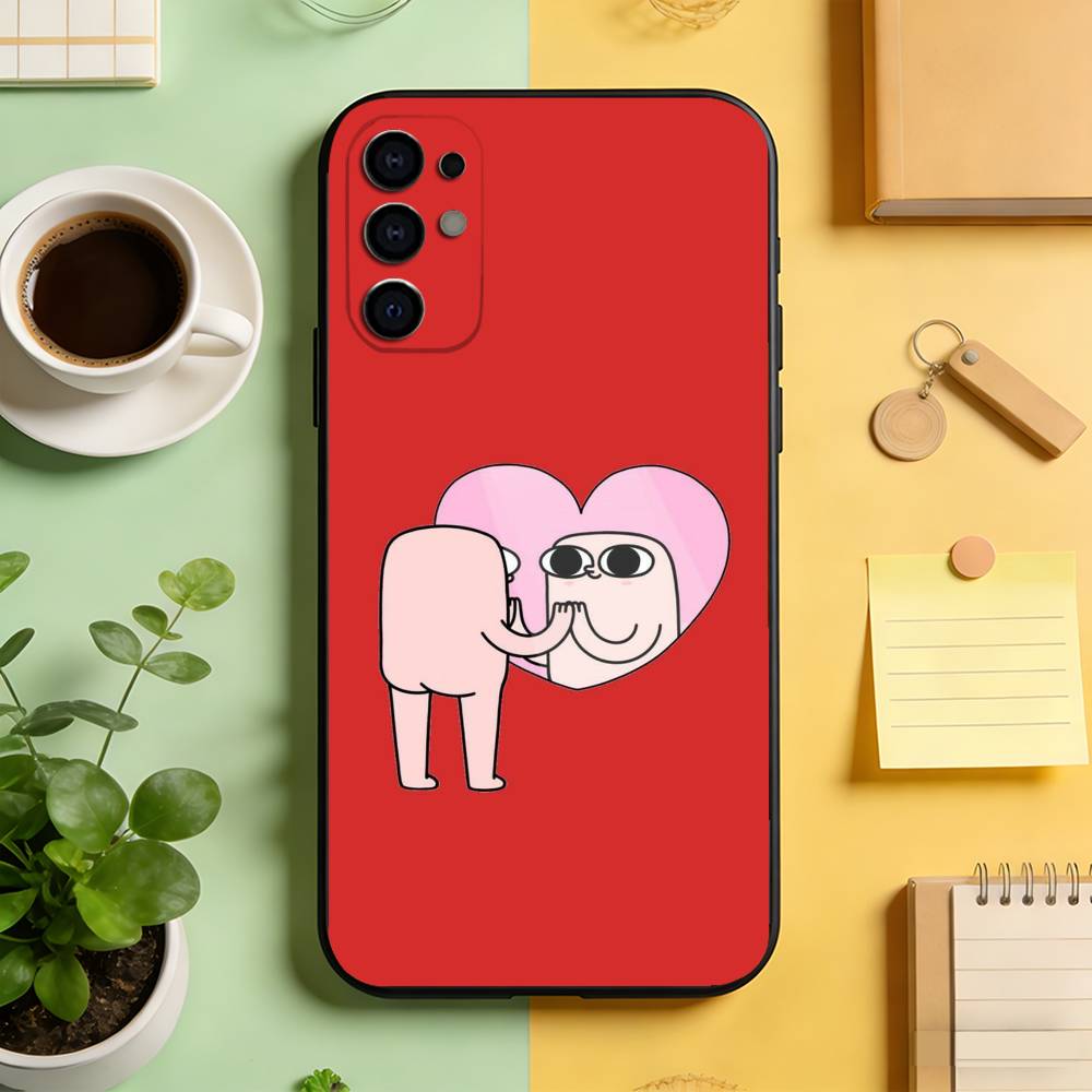 

Ketnipz Cartoon Leather Phone Case For Samsung S25,S24,S21,S22,S23,S30,Ultra,S20,Plus,Fe,Lite,Note,10,Black Cover Samsung S25