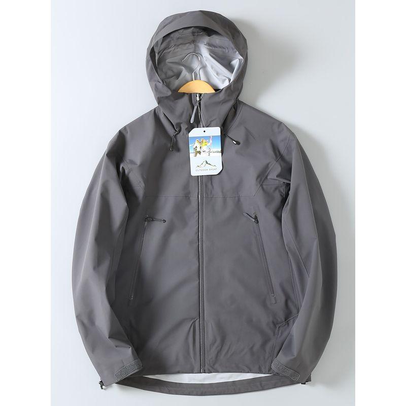 Original Foreign Trade Cut-Label Outdoor Windproof Waterproof Hooded Hardshell Jacket with Taped Seams, Storm-Resistant Men's Jacket, Trendy