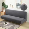 Capa para Sofá-Cama Sem Braços Capa de Sofá Sem Braços Elástica Esticável Capa para Futon Dobrável à Prova de Poeira Elástica Removível Fundas Sofa