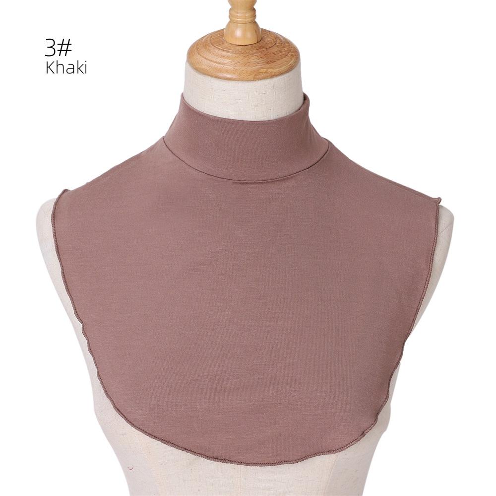 New Soft muslim women's neck cover modal jersey Full cover high neck turtle neck cover islamic clothing ladies clothes accessory