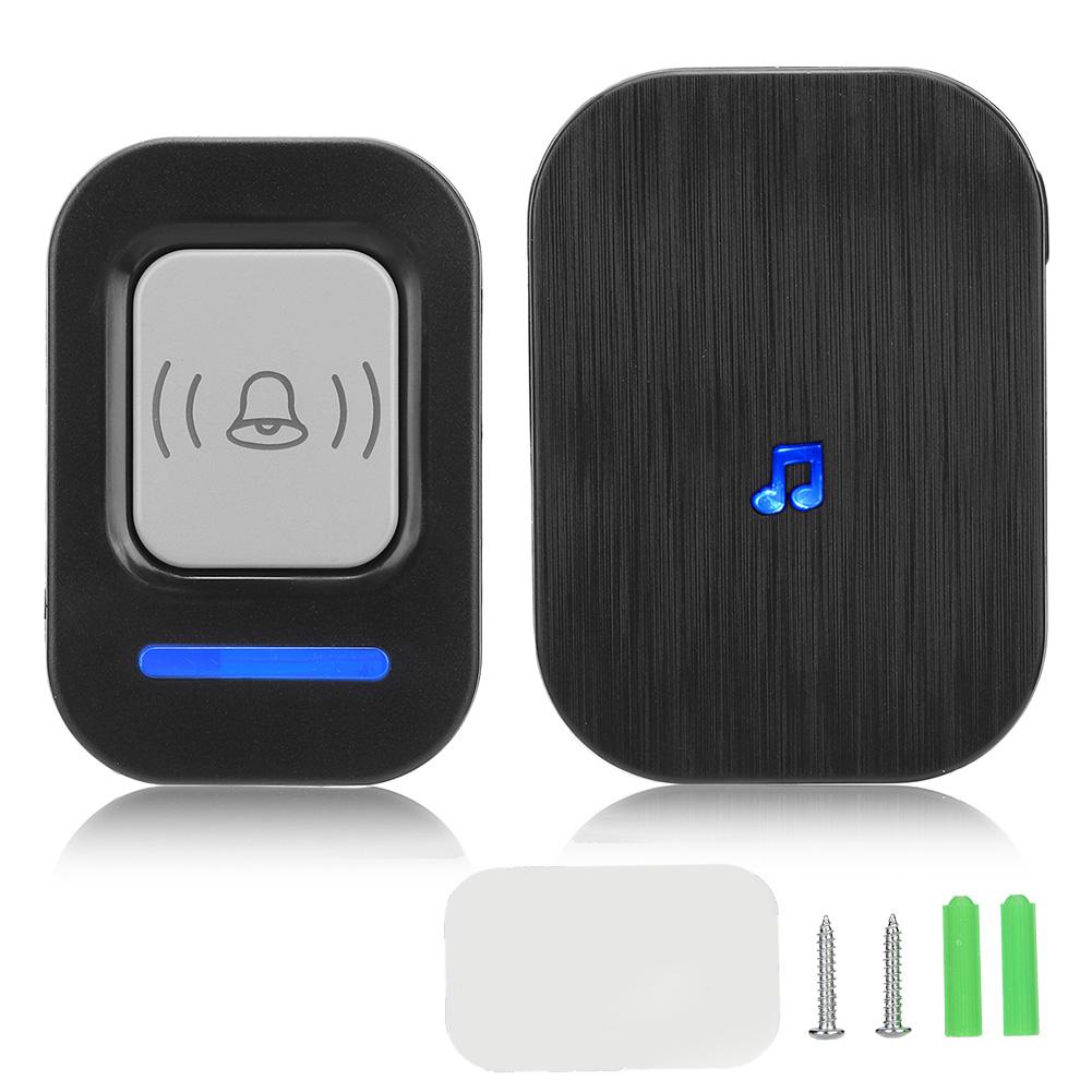 Home Wireless Doorbell 984.3ft Long Distance Music Door Chime Access Control