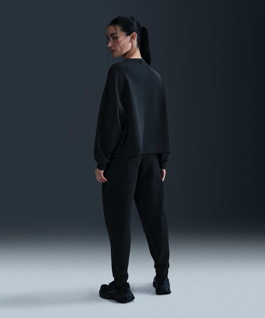 NIKE 24.7 Impossible Soft Dry Fit Oversized Crew Neck Top W - Black:Dark Smoke Grey / Hq8194-010
