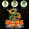 Shenron Figure Dragon Set -Shenlong Dragon Statue+3.6cm Crystal Ball+Acrylic Base,Perfect for Display and Collection,Great Gift for Enthusiasts