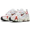 New Nike Shox Nova White Red Women's AT8046-101